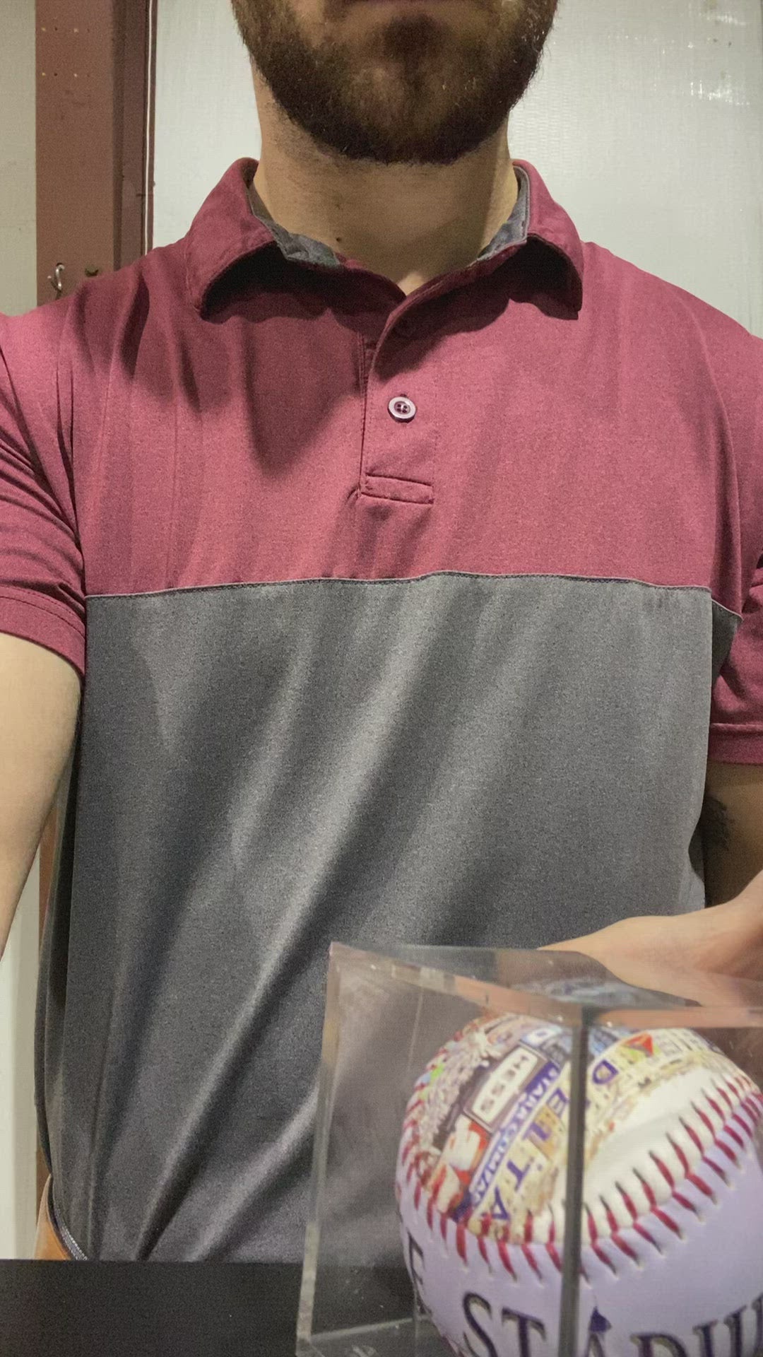 Clear Baseball Display Case