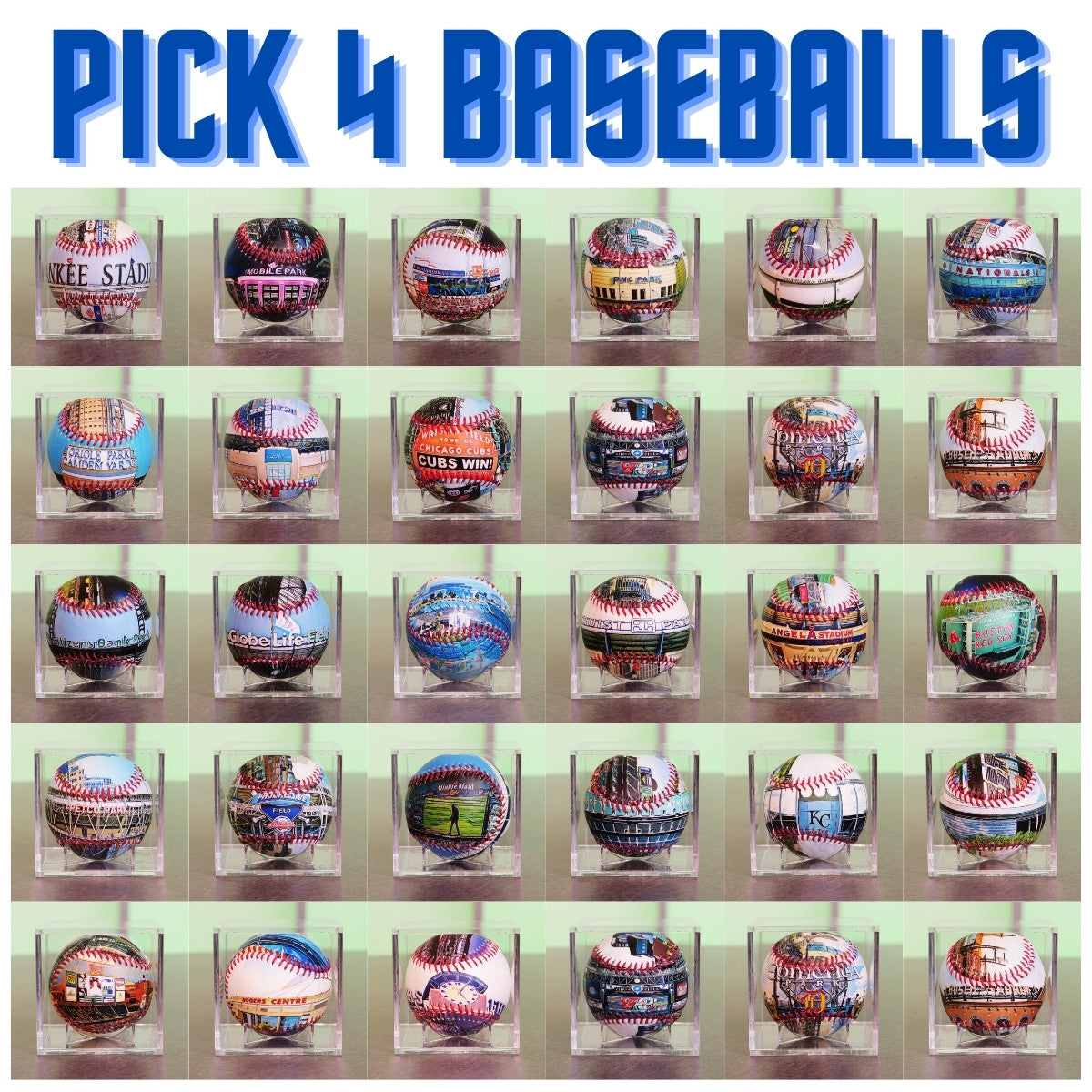 Stadium Series Baseballs – Sport Relics